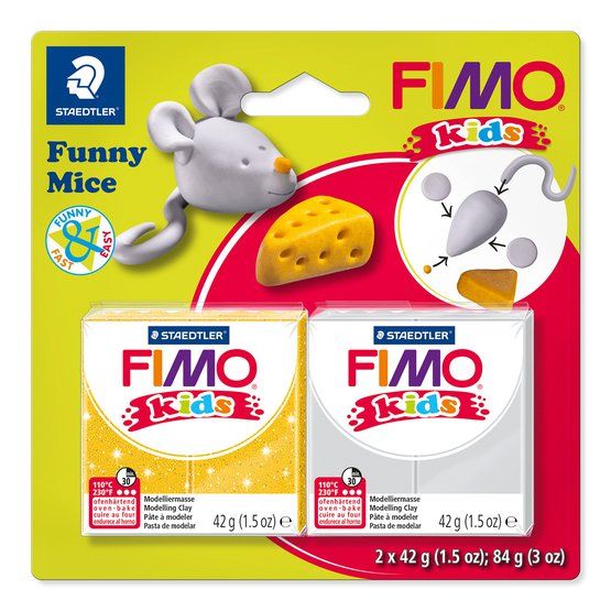 STAEDTLER FIMO kids kit детский набор “Весёлая мышка” фото 1 &mdash; PalitraMastera