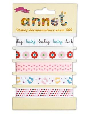 "Annet" Набор лент 12 мм GRS 1 х 5 цв 015 "первые шаги" фото 1 — PalitraMastera