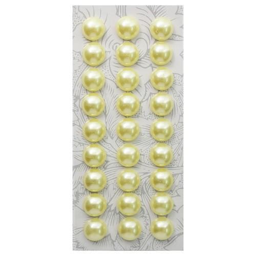 Декоративные наклейки 10мм (жемчуг) (Z22 лимонный) — PalitraMastera