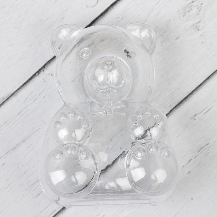 Основа для творчества и декорирования - фигура с 2 половинками &quot;Мишка&quot; размер 6*5*7  2254790 — PalitraMastera