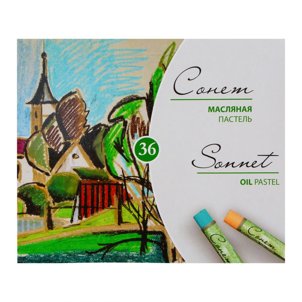 Пастель масляная "Сонет", 36 цветов фото 1 — PalitraMastera
