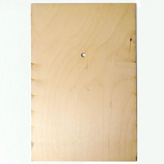 Заготовка для часов "Прямоугольник",  300*200мм, фанера 3 мм фото 1 &mdash; PalitraMastera