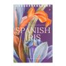 Блокнот А5, 40 листов на гребне "Цветы" Паттерн, обложка ламинированный картон, блок 55 г/м2, МИКС фото 5 — PalitraMastera