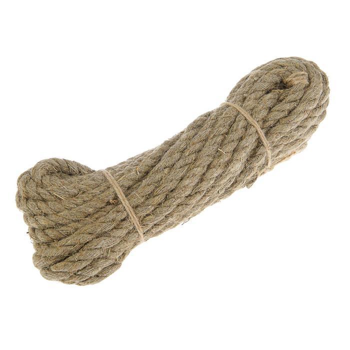 Канат пеньковый кручёный 8 мм (10 м)  2359245---- — PalitraMastera