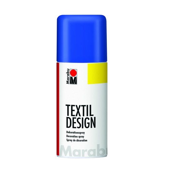 Marabu Краска по ткани в аэрозоле «Textil Design», 150 мл, синий фото 1 &mdash; PalitraMastera