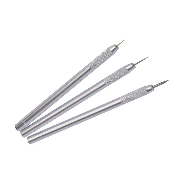 Набор скульптурных ножей 3 шт., тонкие лезвия, DK11407 фото 1 — PalitraMastera