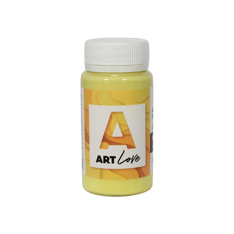 Акрил Art love художественно-оформительский Лимонный 100мл. СП — PalitraMastera