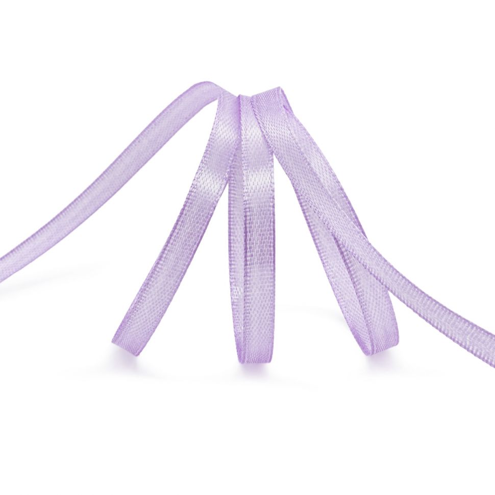 Лента атласная 0,6см*22,86м (162 ярко-сиреневый) фото 1 — PalitraMastera