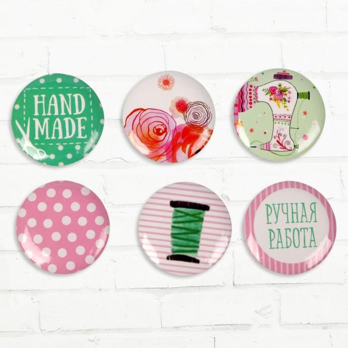 Набор топсов (фишек) для скрапбукинга &quot;Ручная работа&quot; — PalitraMastera