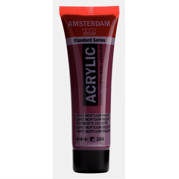 Краска акриловая Amsterdam туба 20мл №344 Капут-мортуум фиолетовый — PalitraMastera