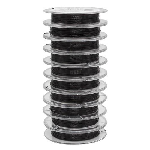 Проволока на катушке 09Е04, 0215-2550 d0,3мм *10м, (черный) — PalitraMastera