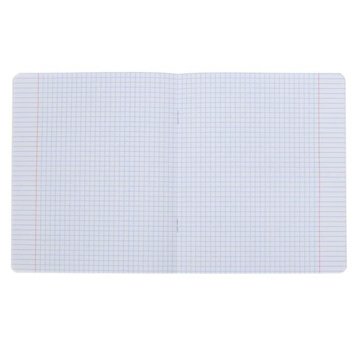 Тетрадь 12 листов в клетку &quot;Автопарк&quot;, обложка мелованный картон, блок офсет, МИКС (1 вид в спайке) — PalitraMastera