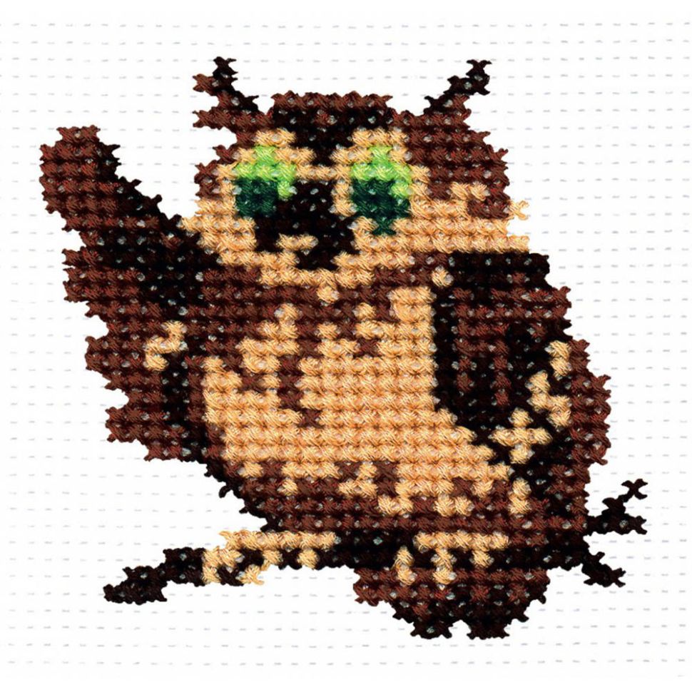 276 Набор для вышивания РС-Студия 'Филин' 8,5*8,5 см фото 1 — PalitraMastera