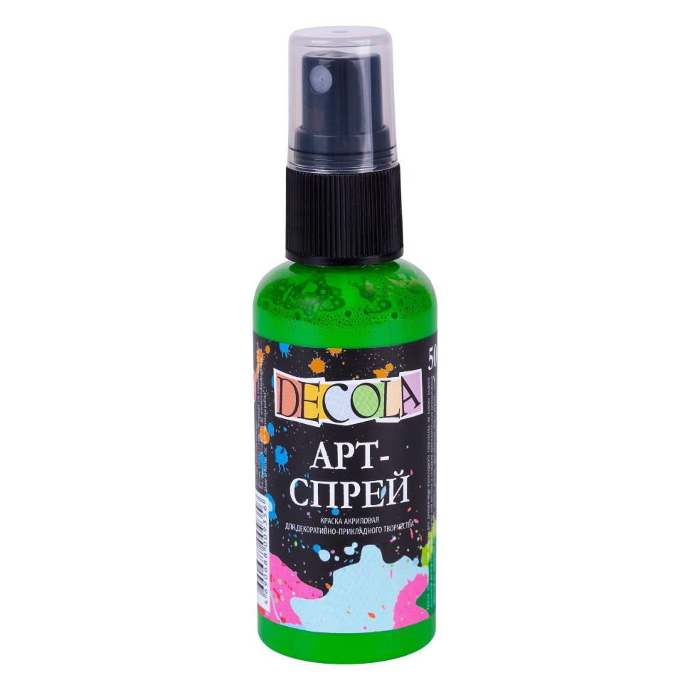 Зеленая светлая арт-спрей Декола 50 мл фото 1 &mdash; PalitraMastera