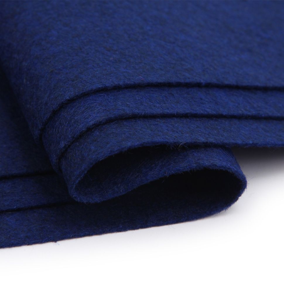 Фетр листовой мягкий, 1.0мм, 170гр, 20х30см, 10 шт/упак Astra&Craft (AF869 чернильный) фото 1 — PalitraMastera