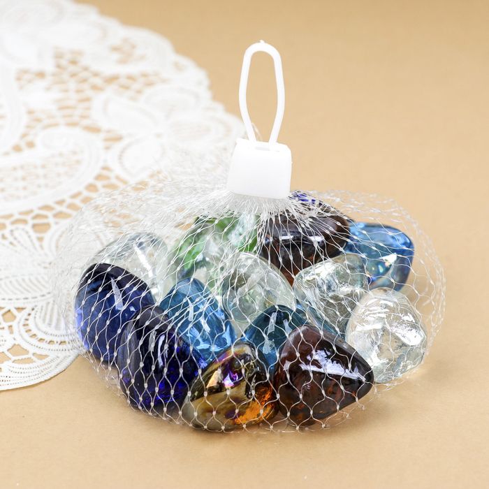 Декор стекло (250 гр) треугольник микс 2329232 — PalitraMastera