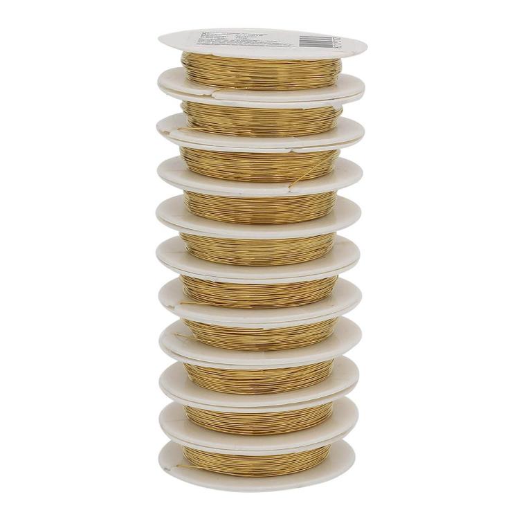 Проволока медная 0,4мм*10м (золото) — PalitraMastera