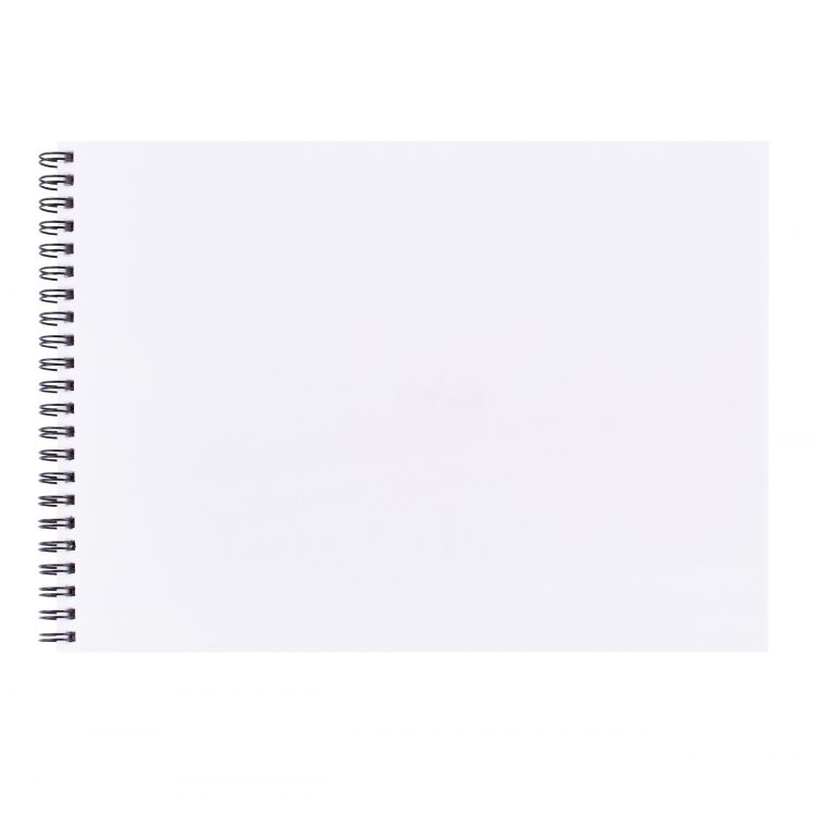 Альбом для рисования серии &quot;Сонет&quot; на пружине, бумага чертежная (белая), плотность  200г/м2, формат 19х26 см, 24листа — PalitraMastera