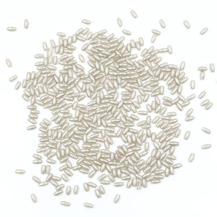 4AR293/294 Бусины жемчуг, пластик 3*6мм, 15гр/упак, Astra&amp;Craft (J553 натуральный) — PalitraMastera