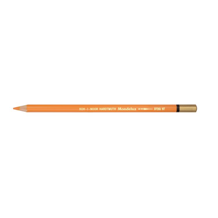 Карандаш акварельный MONDELUZ 3720, желтовато-оранжевый — PalitraMastera