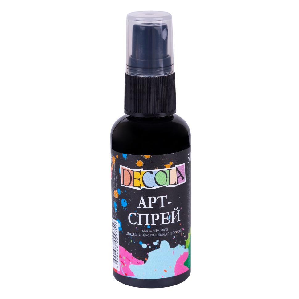 Черная арт-спрей Декола 50 мл фото 1 &mdash; PalitraMastera
