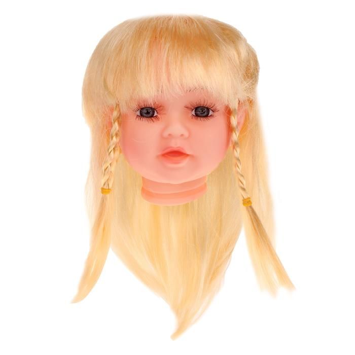 Волосы для кукол &quot;Косички&quot; размер большой, цвет блонд  1556942 — PalitraMastera