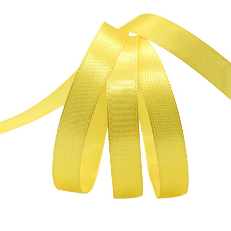 Лента атласная 1,2см*22,86м (060 лимонный) — PalitraMastera