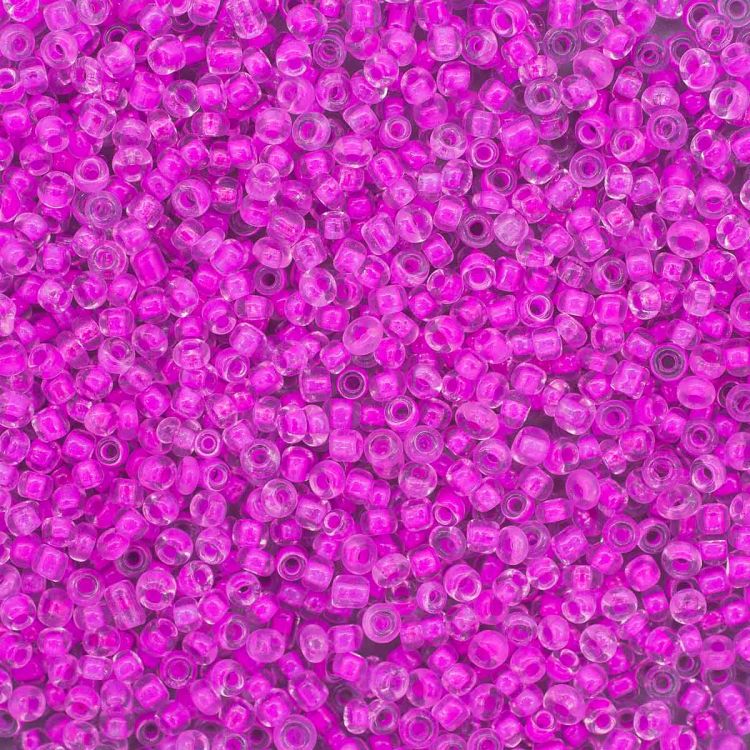 Бисер Astra&amp;Craft 11/0, 20г (138 розовый/прозр.с цвет.центром) — PalitraMastera