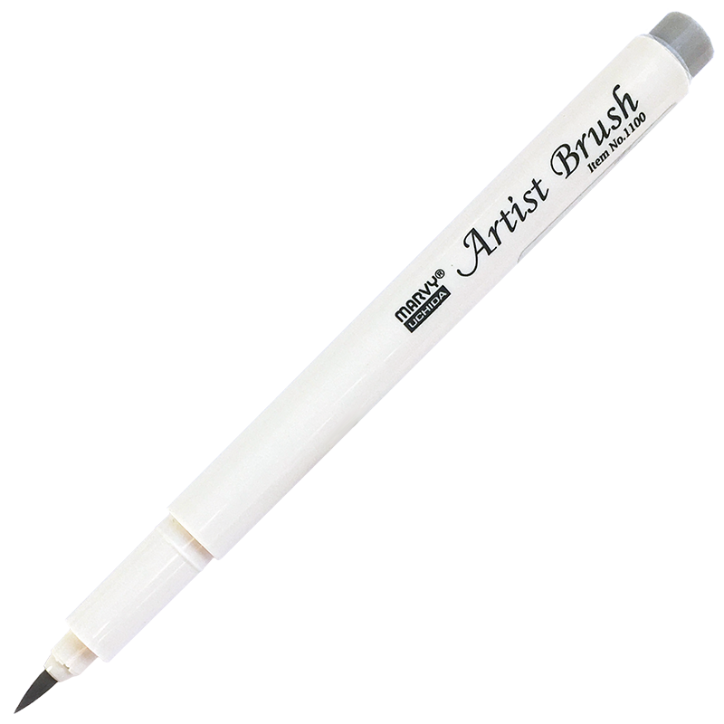 Маркер-кисть, акварельные чернила на водной основе Lt.Cool Grey MAR1100/37 /Marvy фото 1 — PalitraMastera