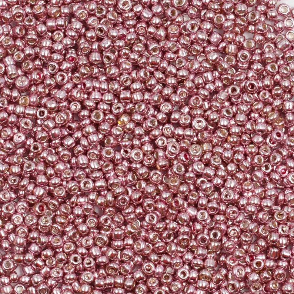 Бисер Astra&Craft 11/0, 20г (1110 розовый/глянцевое покрытие) фото 1 — PalitraMastera