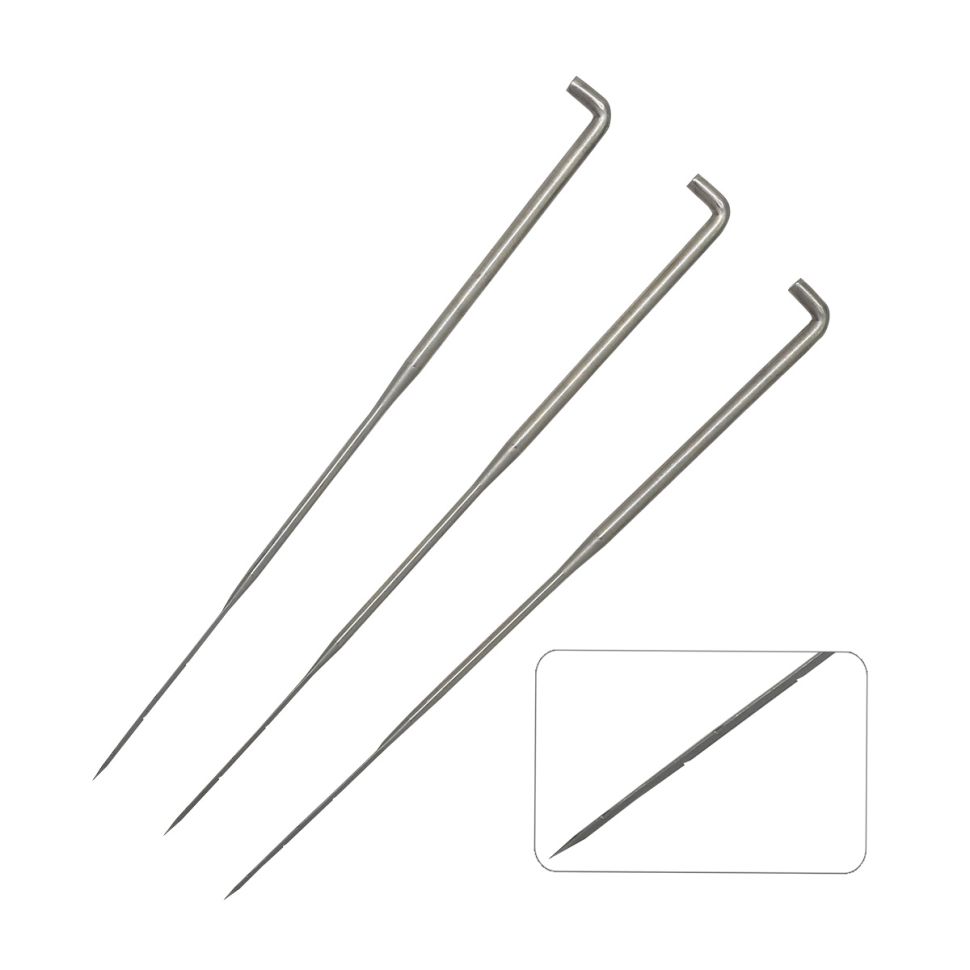 Игла для фильцев. №40 тонкая обратная 3'/78 (по 3 зубца на 3 ребрах) фото 1 &mdash; PalitraMastera