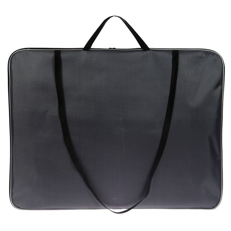 Папка А2 с ручками текстильная 660*470 мм ПДМ-5 Серая фото 1 — PalitraMastera