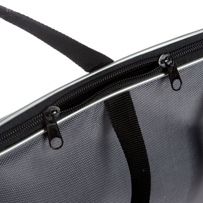 Папка А2 с ручками текстильная 660*470 мм ПДМ-5 Серая — PalitraMastera