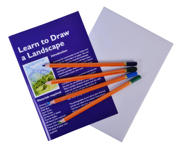 Набор для эскизов &quot;Ландшафт&quot; (4 цветных  кар., альбом А5), арт. LD-L — PalitraMastera