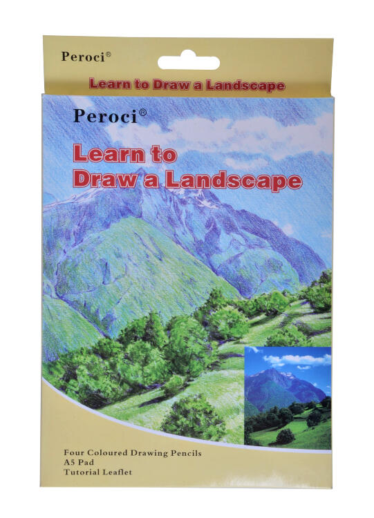 Набор для эскизов &quot;Ландшафт&quot; (4 цветных  кар., альбом А5), арт. LD-L — PalitraMastera