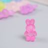 Декор для творчества пластик "Сидящий зайчик" матовый МИКС 20 гр 2,4х1,4х1,1 см  9378958 фото 2 — PalitraMastera
