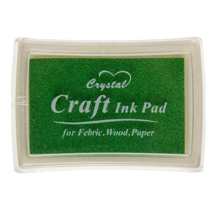 Штемпельная подушка "Салатовая" 7,7х5,2х1,8 см   1382124 фото 1 — PalitraMastera