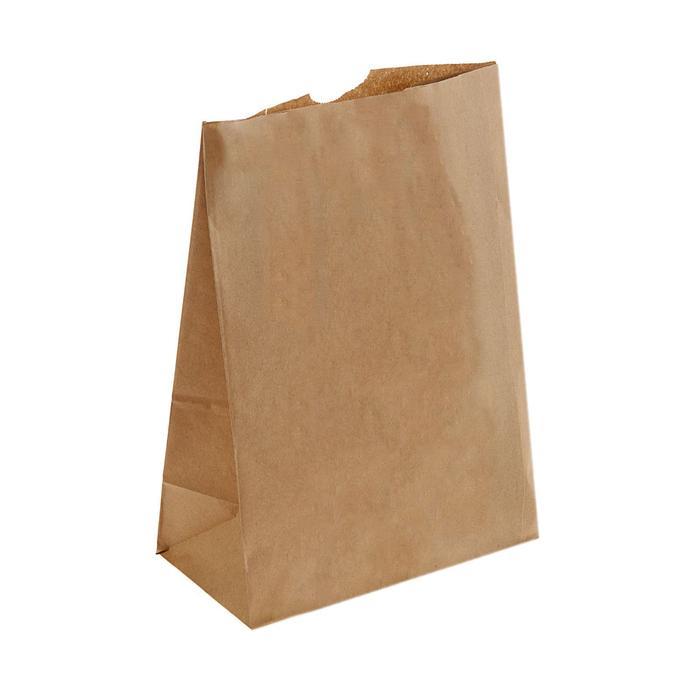 Пакет крафт бумажный фасовочный 30,5 х 21,5 х 11,8 см 1303313 фото 1 — PalitraMastera