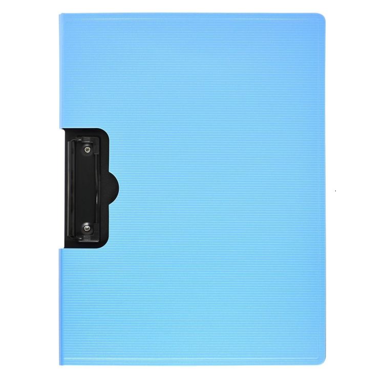 Планшет INFORMAT А4 гориз. черно-син. пластик с крышкой — PalitraMastera