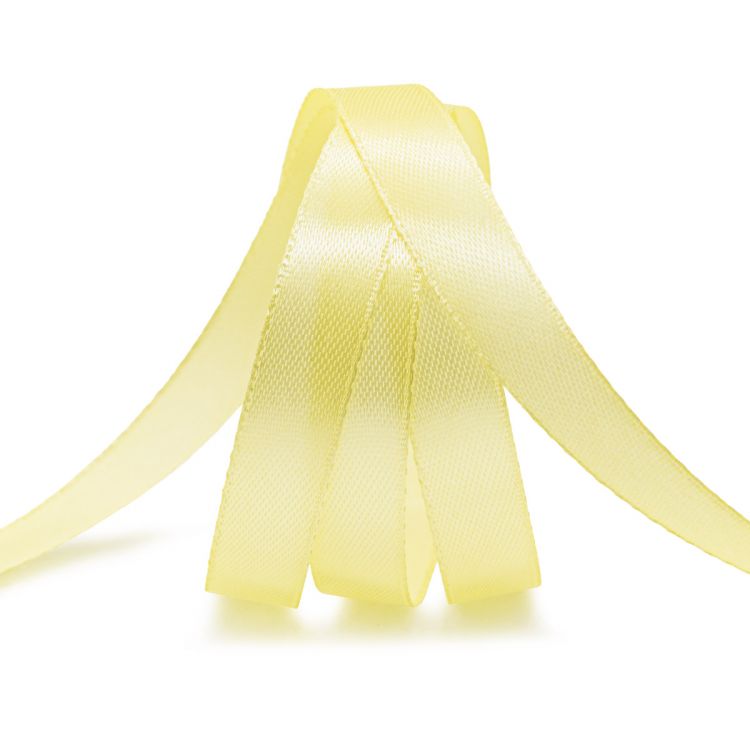 Лента атласная 1,2см*22,86м (057 лимонный) — PalitraMastera