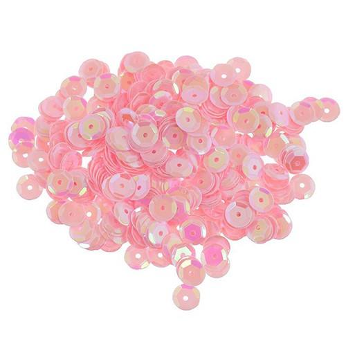 Пайетки граненые 6мм, &quot; Астра&quot; 10г (319 св.-розовый перламутр) — PalitraMastera