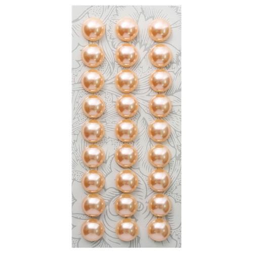 Декоративные наклейки 10мм (жемчуг) (Z10 персик) фото 1 &mdash; PalitraMastera