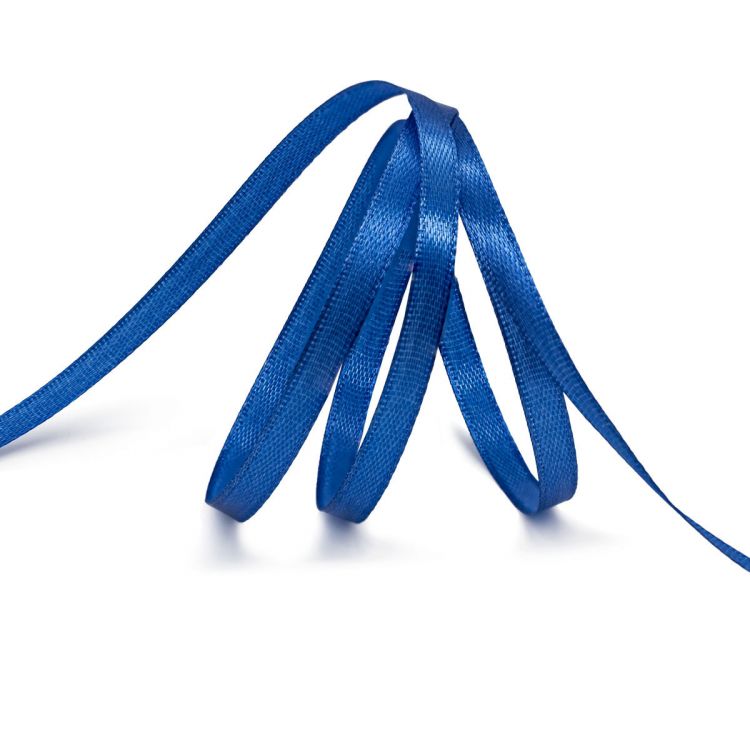 Лента атласная 0,6см*22,86м (154 ярко-голубой) — PalitraMastera