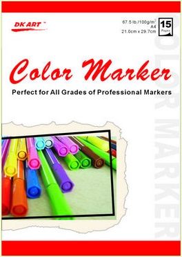 Альбом для цветных маркеров DK19092, А4, плотн. 100 г/м2, 15 листов, склейка фото 1 &mdash; PalitraMastera