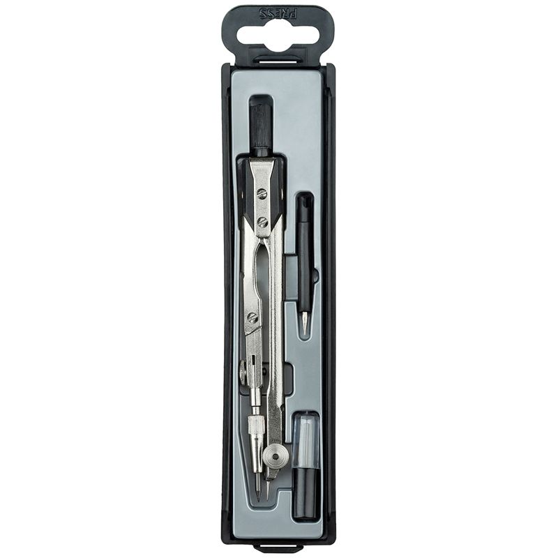 Набор чертежный ТЕХНИКА, 3 предмета (НЧ-4-Ш-03), для студентов, футляр с европодвесом ,ГЛОБУС фото 1 — PalitraMastera