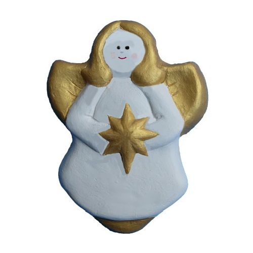 Новогодняя игрушка &quot;Рождественский ангел&quot; — PalitraMastera