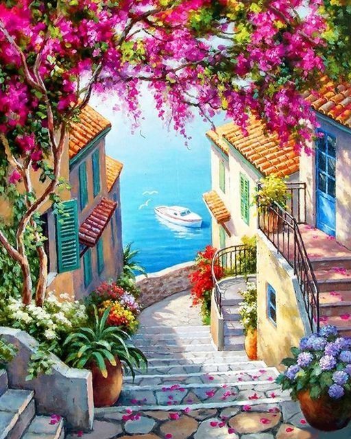 Алмазная мозаика (круглая) 40x50 ZM-3563 (ZM-3563) — PalitraMastera