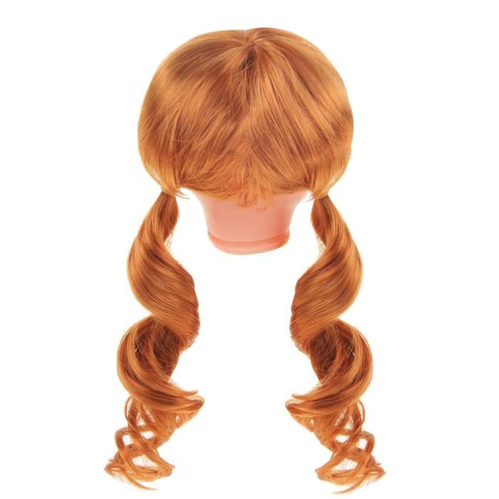 Волосы для кукол &quot;Кудряши в хвостиках с челкой&quot; размер большой , цвет РС145  2294832---- — PalitraMastera