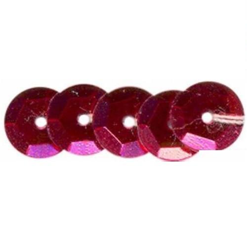 Пайетки граненые 6мм, &quot; Астра&quot; 10г (3 красный) — PalitraMastera