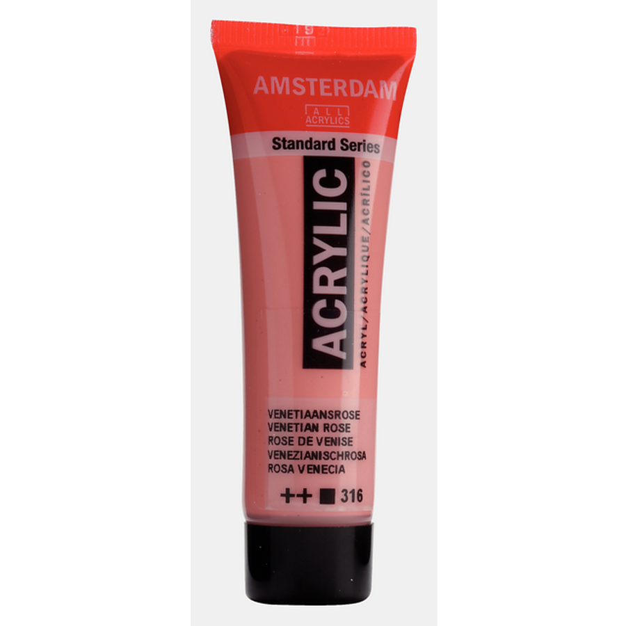 Краска акриловая Amsterdam туба 20мл №316 Розовый венецианский фото 1 — PalitraMastera
